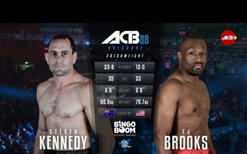 Видео боя Стив Кеннеди - Эй Джей Брукс ACB 88