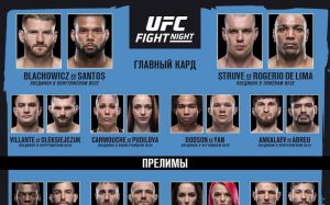 Результаты турнира UFC Fight Night 145: Петр Ян - Джон Додсон