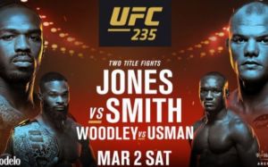 Один из поединков турнира UFC 235 отменен