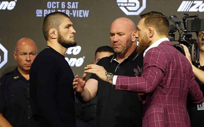 Прямая трансляция пресс-конференции перед UFC 229: Хабиб Нурмагомедов - Конор МакГрегор