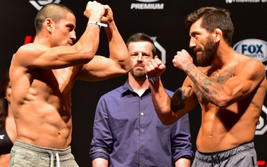 Видео боя Диего Ривас - Гуидо Каннетти UFC Fight Night 129