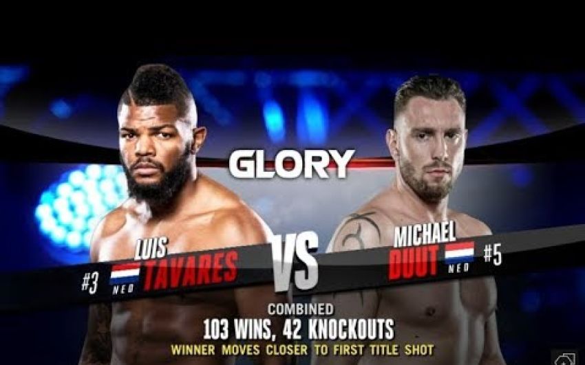 Видео боя Луис Таварес - Майкл Дутт Glory 69