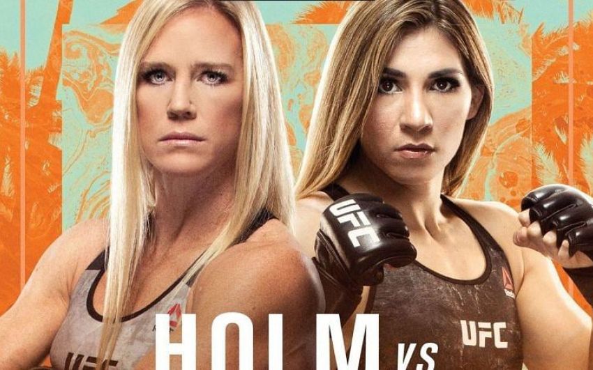 Файткард турнира UFC on ESPN 16: Холли Холм - Ирен Алдана