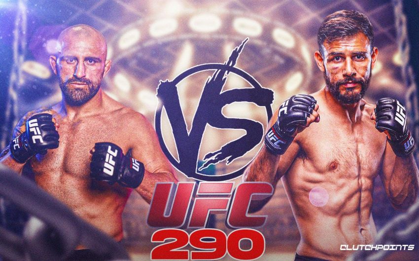 UFC 290. Смотреть онлайн прямой эфир
