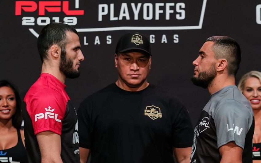 Видео боя Ислам Мамедов - Лоик Раджабов PFL 8