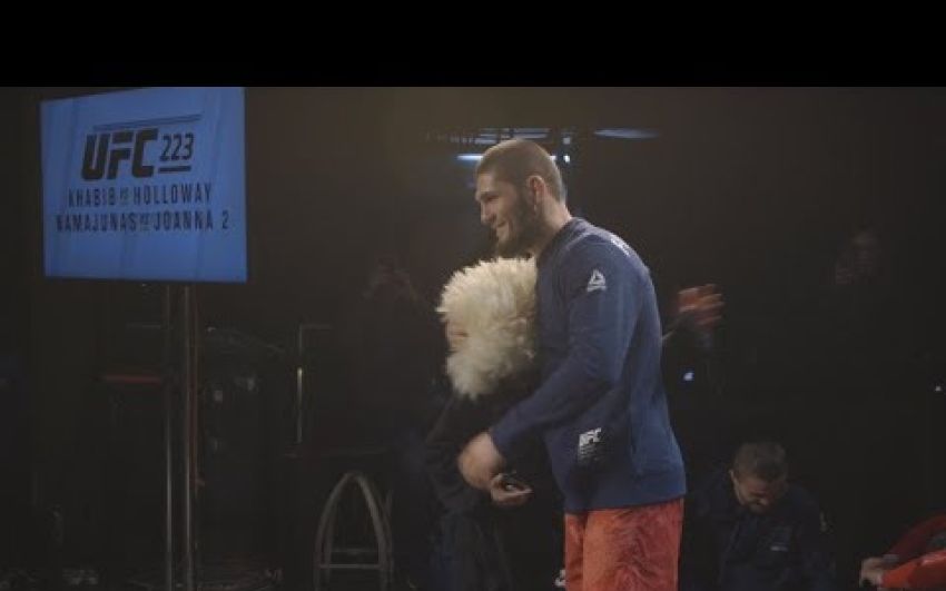 Видео открытой тренировки перед турниром UFC 223