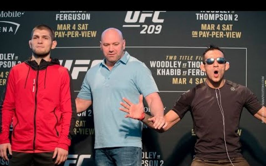 Битва взглядов участников главного карда UFC 209