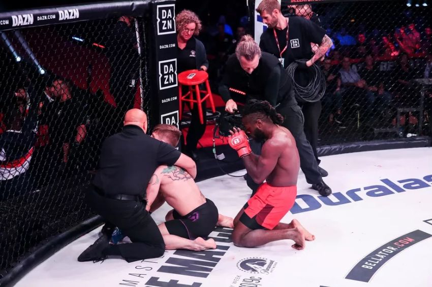 Победа Кевина Фергюсона-младшего на Bellator 232 отменена из-за запрещенного удара