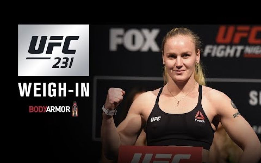 Церемония взвешивания UFC 231