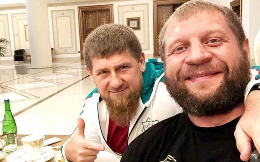 Александр Емельяненко и Рамзан Кадыров сняли видео перед боксерским спаррингом