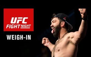 Официальная процедура взвешивание перед UFC Fight Night 93