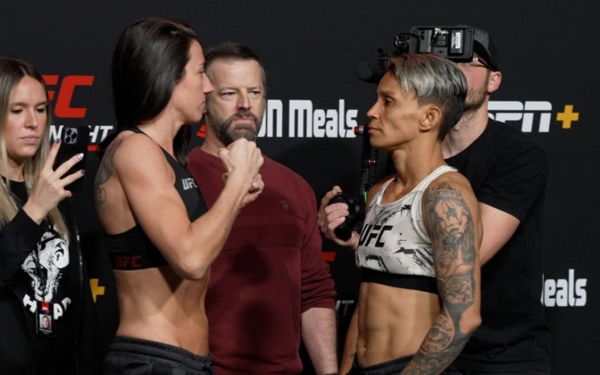 Видео боя Марина Родригес - Аманда Лемос UFC Fight Night 214