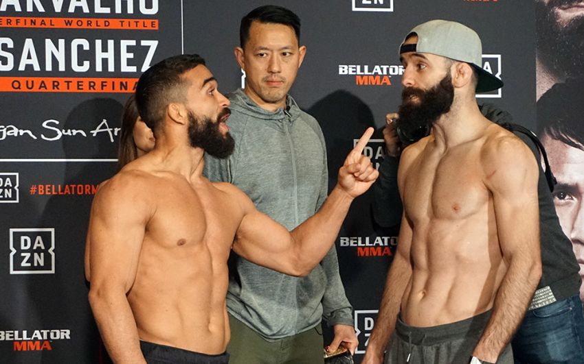 Церемония взвешивания перед Bellator 241: Патрисио Фрейре - Педро Карвальо, Анатолий Токов - Фабио Агилар