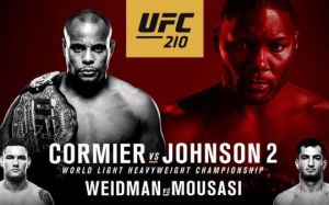 Результаты турнира UFC 210