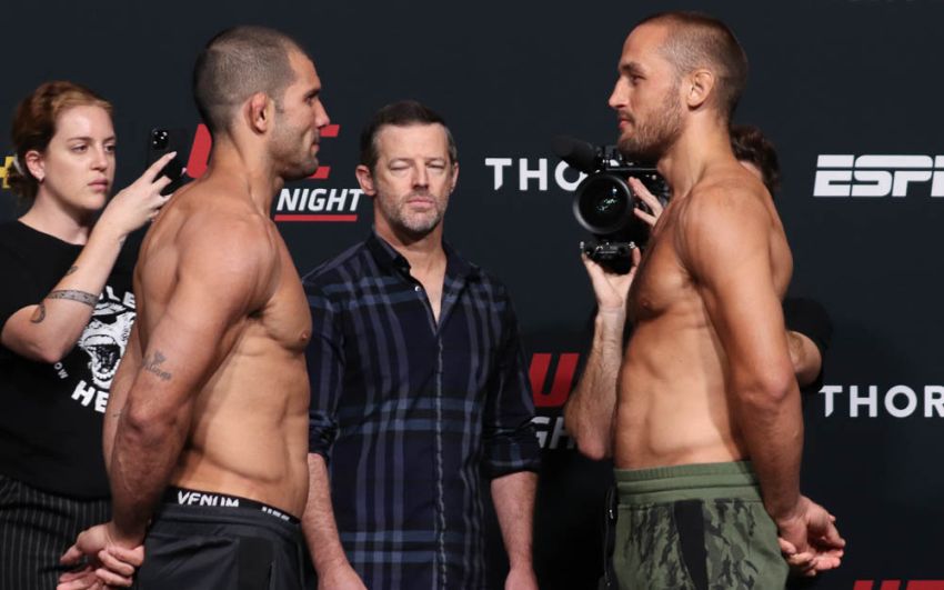 Видео боя Дастин Штольцфус - Родолфу Виейру UFC on ESPN 26