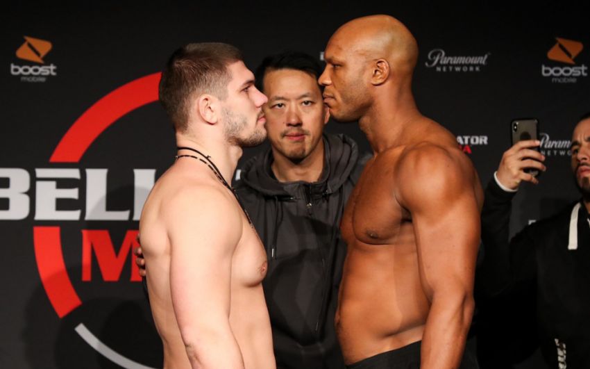 Взвешивание участников турнира Bellator 218: Караханян - Санчес 2