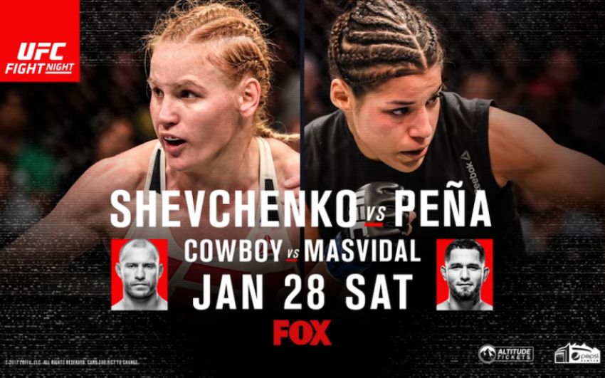 Прямая трансляция UFC on Fox 23 Валентина Шевченко - Джулианна Пенья