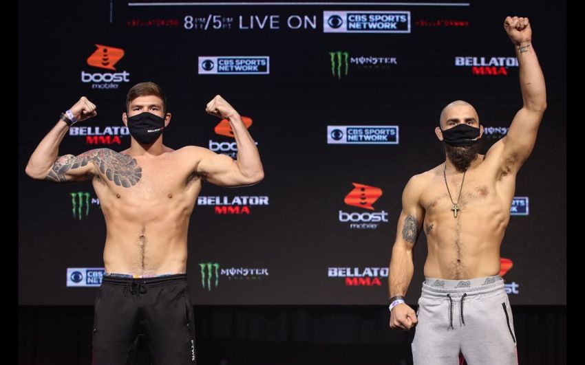 Видео боя Джонни Эблен - Тейлор Джонсон Bellator 250