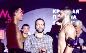 Видео боя Давид Бархадурян - Еркинбек Инжель Fight Nights Global 95