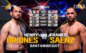 Видео боя Генри Брионес - Фрэнки Саенс UFC Fight Night 129