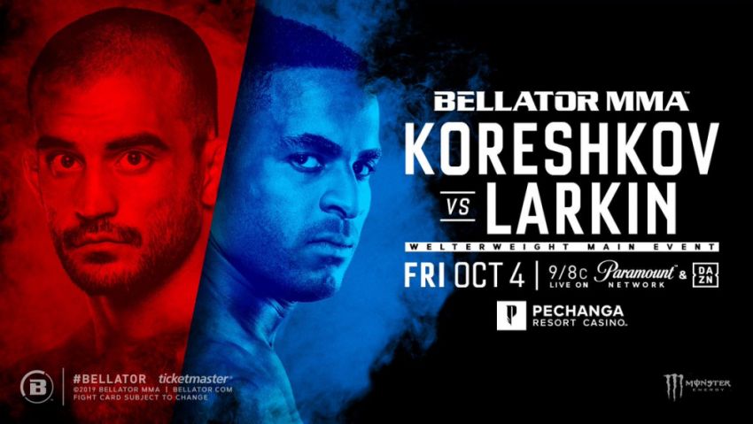 Андрей Корешков возглавит турнир Bellator 229 в поединке с Лоренцом Ларкиным