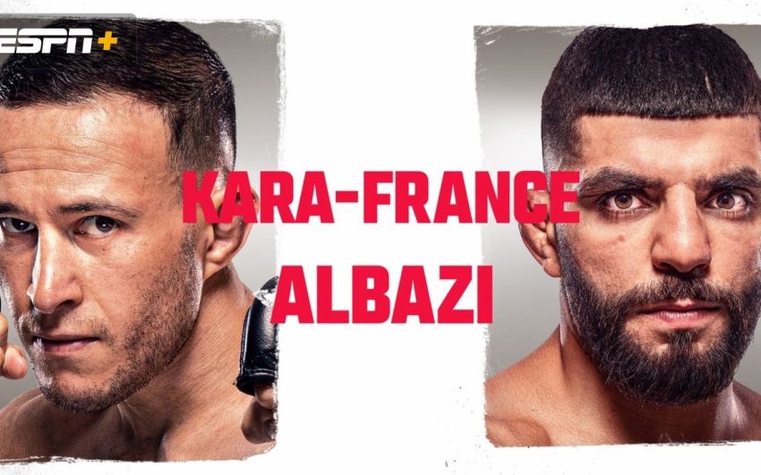 Файткард турнира UFC on ESPN 45