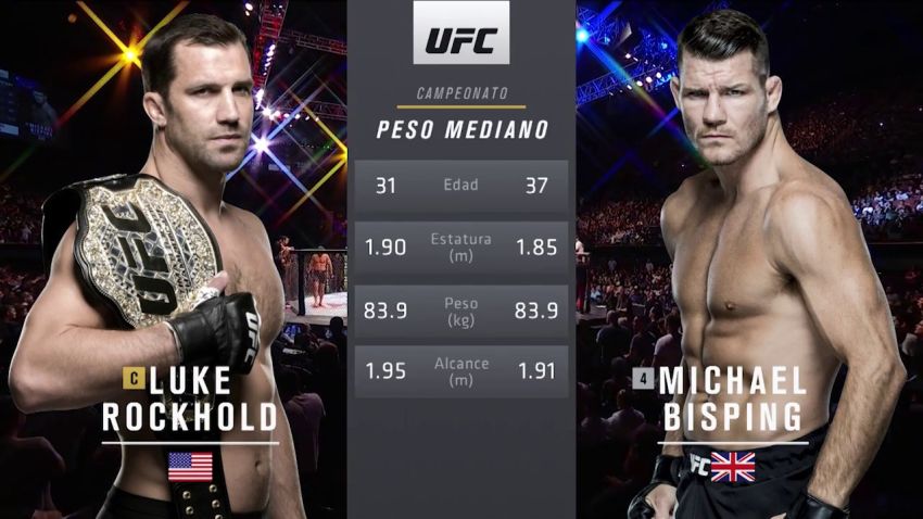 Видео боя Люк Рокхолд – Майкл Биспинг UFC Fight Night 55