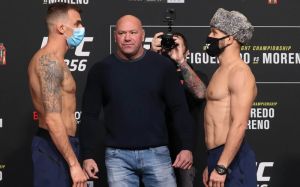Видео боя Рафаэль Физиев - Ренато Мойкано UFC 256