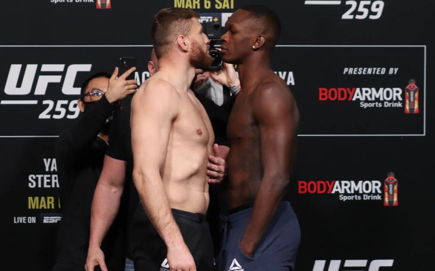 Видео боя Ян Блахович - Исраэль Адесанья UFC 259