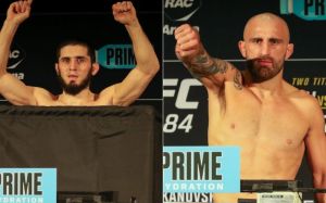 Взвешивание UFC 284: Махачев оказался тяжелее Волкановски, Тухугов снова не сделал вес