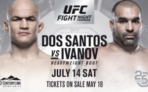 Прямая трансляция UFC Fight Night 133: Джуниор Дос Сантос - Благой Иванов