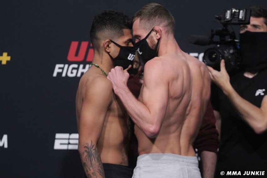 Видео боя Дейви Грант - Джонатан Мартинес UFC Fight Night 187