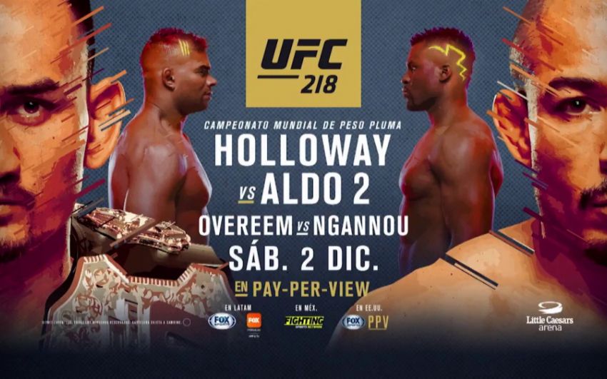 Прямая трансляция UFC 218