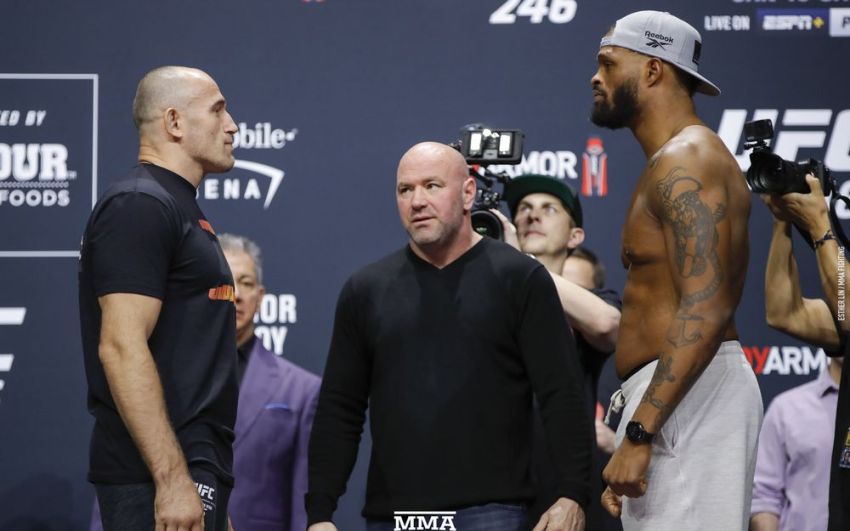 Видео боя Морис Грин - Алексей Олейник UFC 246