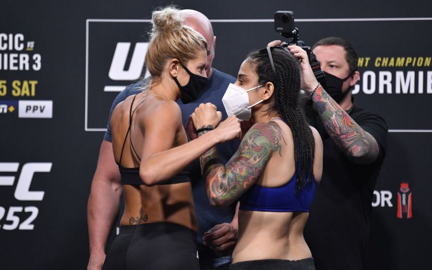 Видео боя Ливинья Соуза - Эшли Йодер UFC 252