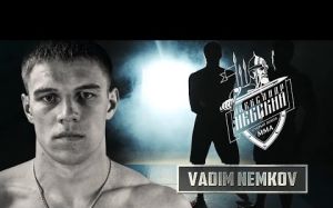 Видео боя Вадим Немков - Фелипе Линс Bellator 182