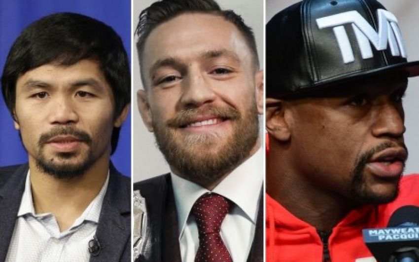 Мейвезер, Пакьяо, Макгрегор и Канело вошли в топ-100 по версии Forbes