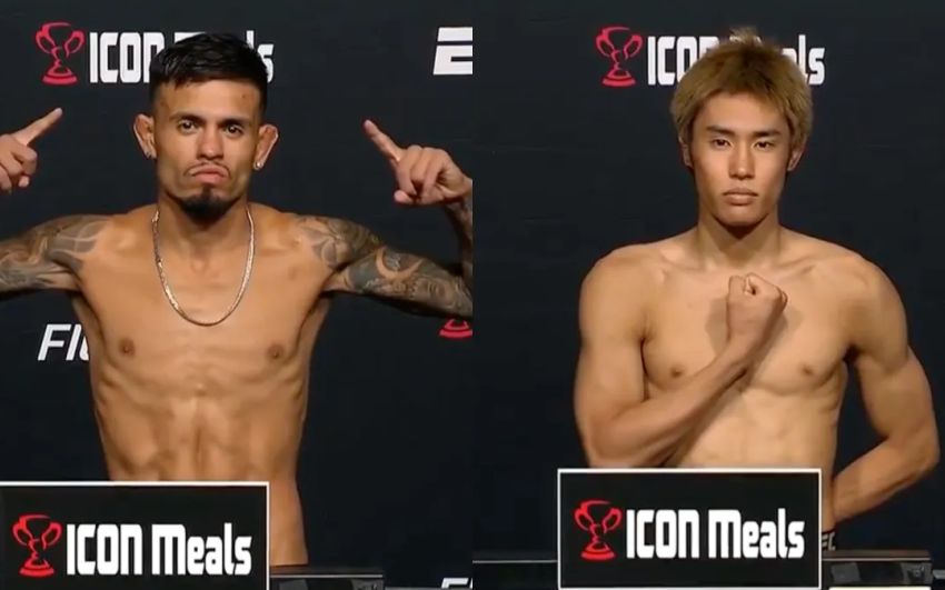 Результаты взвешивания UFC Fight Night 244