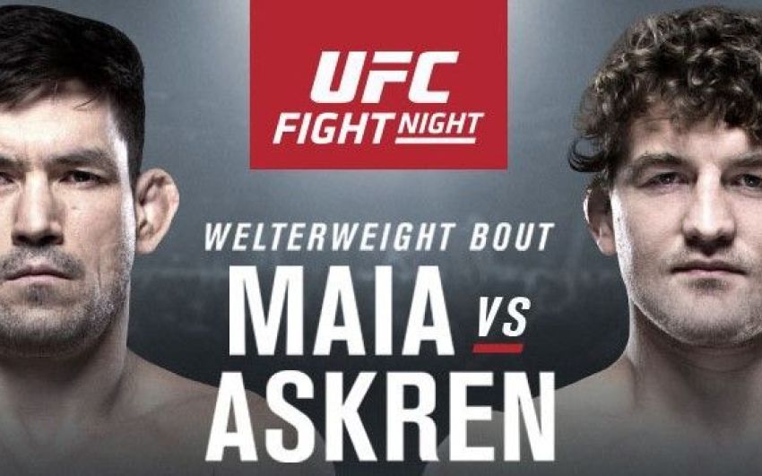 Ставки на UFC Fight Night 162: Коэффициенты букмекеров на турнир Бен Аскрен - Демиан Майя