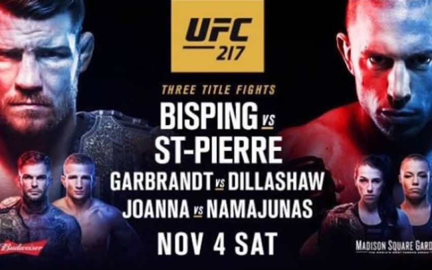 Видео боев турнира UFC 217