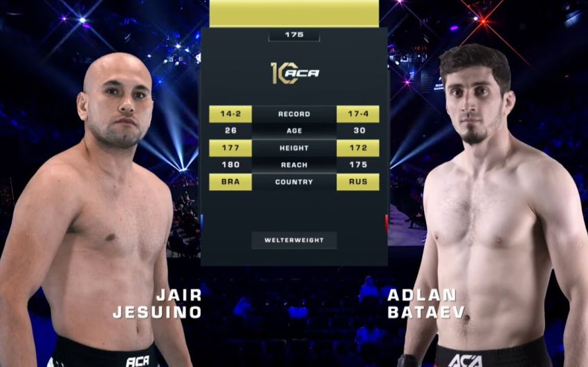 Видео боя Джаир Джезуино – Адлан Батаев ACA 175