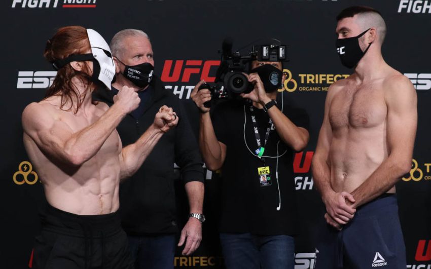 Видео боя Билл Алджео - Спайк Карлайл UFC on ESPN 18