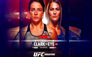 Видео боя Джессика-Роуз Кларк — Джессика Ай UFC Fight Night 132