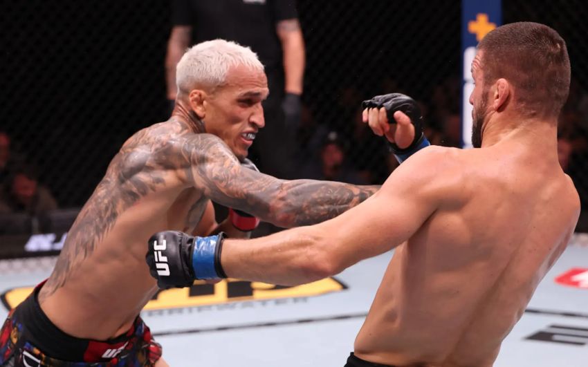 Чарльз Оливейра засабмитил Матеуша Гамрота во втором раунде на UFC FIght Night 261