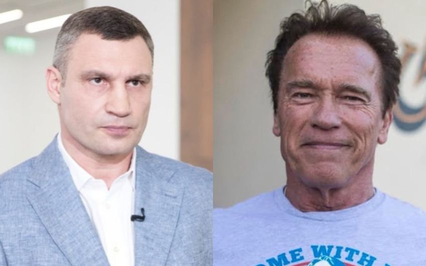 Арнольд Шварценнегер поздравил Виталия Кличко с победой на выборах мэра Киева