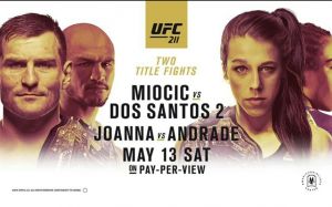 Результаты турнира UFC 211