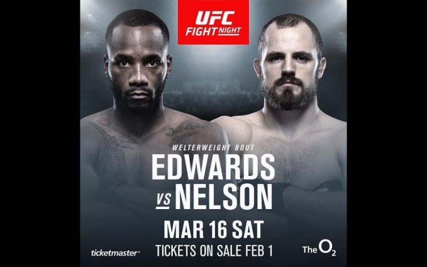 Видео боя Леон Эдвардс - Гуннар Нельсон UFC Fight Night 147