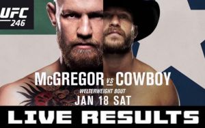 Результаты турнира UFC 246: Конор МакГрегор - Дональд Серроне
