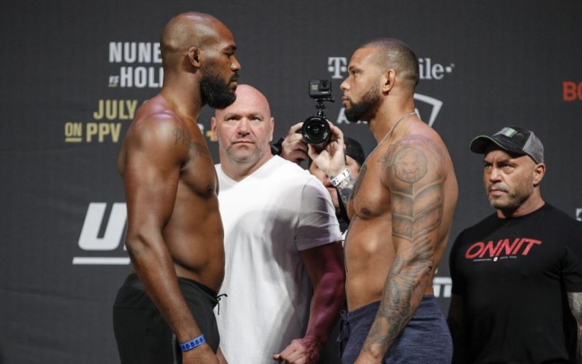Видео боя Джон Джонс - Тиаго Сантос UFC 239