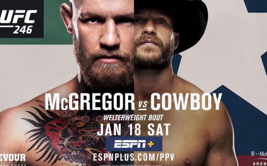 Файткард турнира UFC 246: Конор МакГрегор - Дональд Серроне